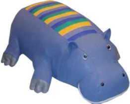 Spielobjekt Nilpferd Lachnitt-Design